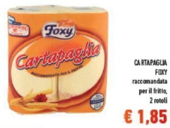 Conad CARTAPAGLIA FOXY 2 rotoli offerta