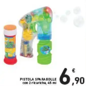 Conad PISTOLA SPARA BOLLE con 2 ricariche, 45 ml offerta