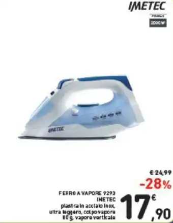 Conad FERRO A VAPORE 9293 IMETEC offerta