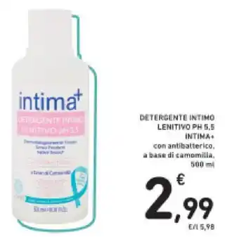 Conad DETERGENTE INTIMO LENITIVO PH 5,5 INTIMA+ 500 ML offerta