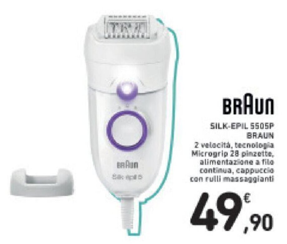 Conad BRAUN SILK-EPIL 5505P BRAUN offerta