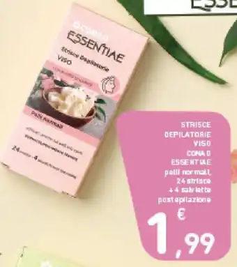 Conad STRISCE DEPILATORIE VISO CONAD ESSENTIAE offerta