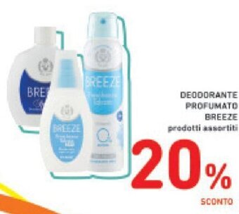 DEODORANTE PROFUMATO BREEZE prodotti assortiti
