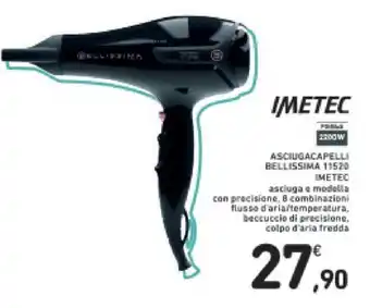 IMETEC ASCIUGACAPELLI BELLISSIMA 11520