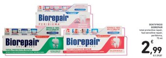 Conad DENTIFRICIO BIOREPAIR 75 ml offerta