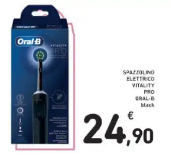 Conad SPAZZOLINO ELETTRICO VITALITY PRO ORAL-B black offerta