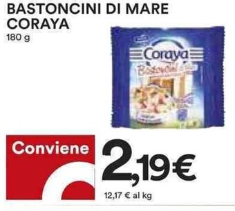 Coop BASTONCINI DI MARE CORAYA offerta