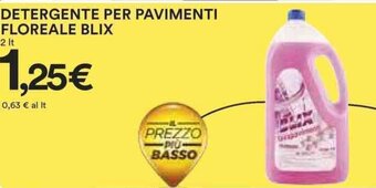Coop DETERGENTE PER PAVIMENTI FLOREALE BLIX 2 lt offerta