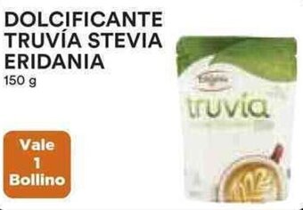 Coop DOLCIFICANTE TRUVÍA STEVIA ERIDANIA 150 g offerta