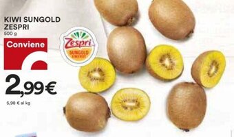Coop KIWI SUNGOLD ZESPRI 500 g offerta