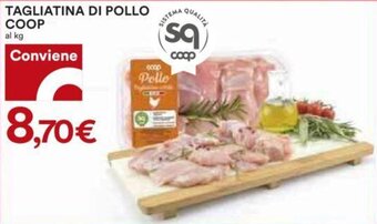 Coop TAGLIATINA DI POLLO COOP offerta
