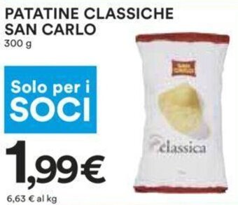 Coop PATATINE CLASSICHE SAN CARLO 300 g offerta