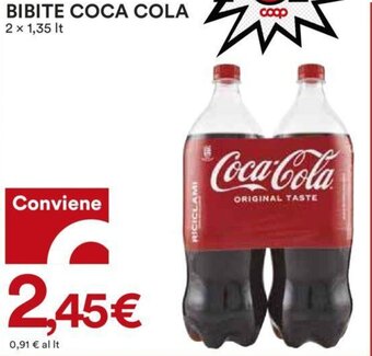 Coop BIBITE COCA COLA 2 x 1,35 It offerta