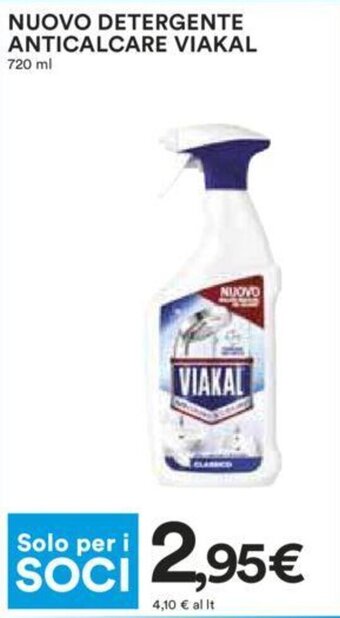 Coop NUOVO DETERGENTE ANTICALCARE VIAKAL 720 ml offerta