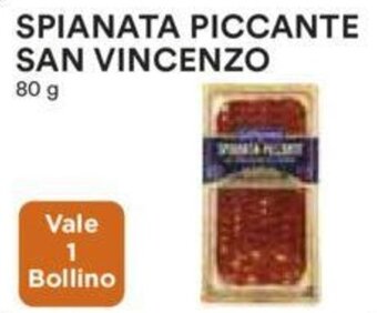 Coop SPIANATA PICCANTE SAN VINCENZO 80 g offerta