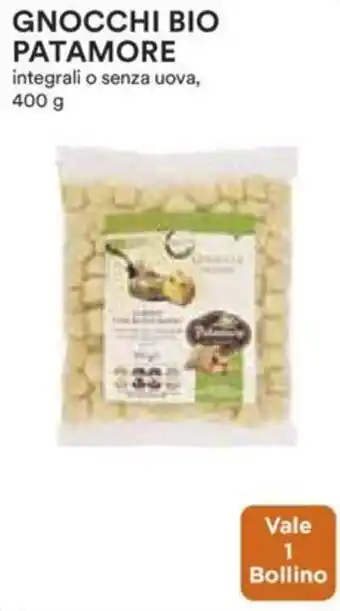 Coop GNOCCHI BIO PATAMORE integrali o senza uova, 400 g offerta