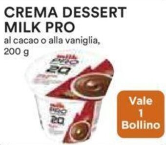 Coop CREMA DESSERT MILK PRO al cacao o alla vaniglia, 200 g offerta