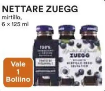 Coop NETTARE ZUEGG mirtillo, 6 x 125 ml offerta
