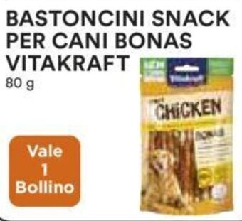 Coop BASTONCINI SNACK PER CANI BONAS VITAKRAFT 80 g offerta