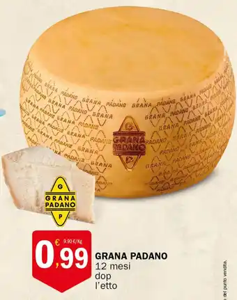 Crai GRANA PADANO 12 mesi dop offerta
