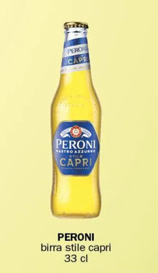Crai PERONI birra stile capri 33 cl offerta