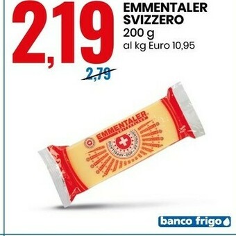Eurospin Emmentaler Svizzero 200 G offerta