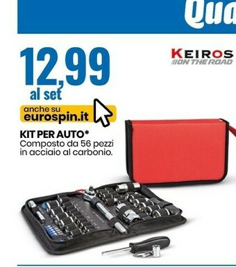 Eurospin Keiros Kit Per Auto offerta