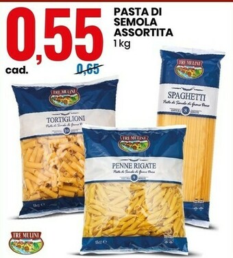 Eurospin Tre Mulini - Spaghetti 1000 G(ml) offerta