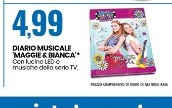 Eurospin Diario Musicale Maggie & Bianca offerta