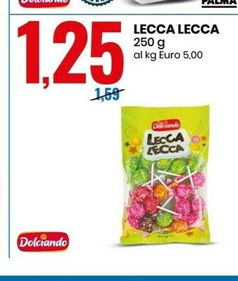 Eurospin Dolciando Lecca Lecca offerta