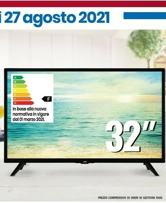 Eurospin Televisore Smart 32 Full HD JVCLT-32VAF305I offerta