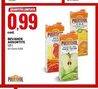 Eurospin Puertosol Bevande offerta