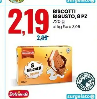 Eurospin Bigusto Biscotti offerta