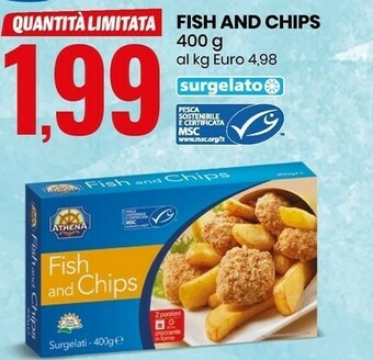 Eurospin Athena Fish And Chips offerta