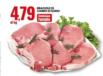 Eurospin Braciole Di Lombo Di Suino offerta