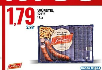 Eurospin Tobias - Wurstel Con Pollo E Tacchino 1000 G(ml) offerta