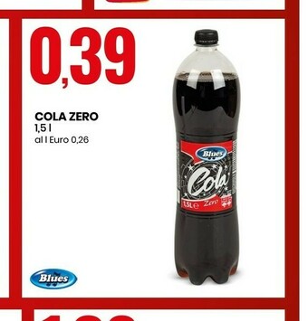 Eurospin Blues Cola Zero offerta