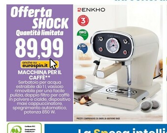Eurospin Macchina Per Il Caffe offerta