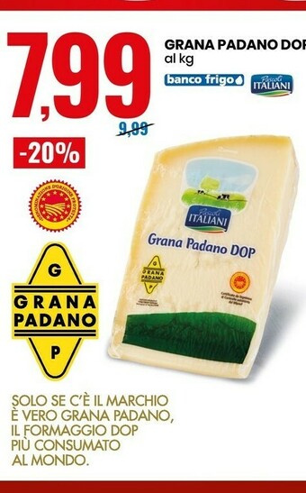 Eurospin Grana Padano Dop offerta