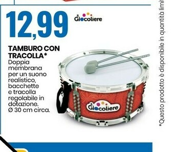 Eurospin Il Giocoliere Tamburo Con Tracolla offerta