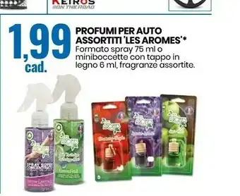 Eurospin Profumi Per Auto Assortiti Les Arome offerta