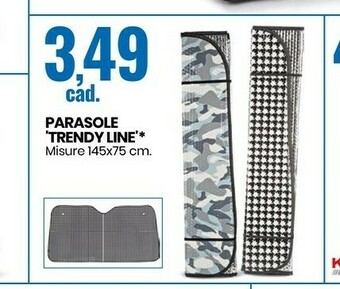 Eurospin Trendy Line Parasole offerta