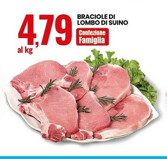 Eurospin Braciole Di Lombo Di Suino offerta