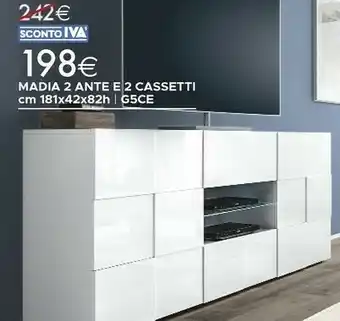 Madia 2 Ante E 2 Cassetti