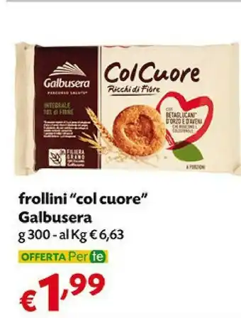 Pam Colussi Galbusera Frollini Col Cuore offerta
