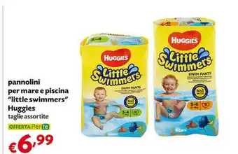 Pam Huggies Little Swimmers Pannolini Per Mare E Piscina offerta