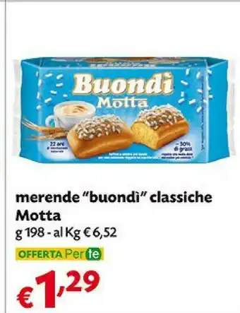 Pam Motta Merendine Buondi Classiche offerta