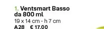 Ventsmart Basso Da 800 Ml