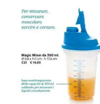 Magic Mixer Da 350 Ml