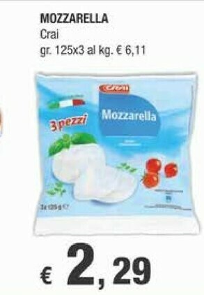 Crai Crai - Mozzarella offerta